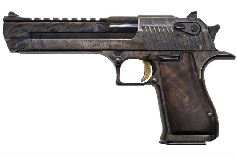 Magnum Research Desert Eagle 50 AE Full-Size Pistol with Case Hardened Finish