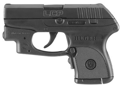 Ruger LCP 380 ACP 2.75″ 6+1 w/Pkt Hlstr Blk Crimson Trace Laserguard Blue