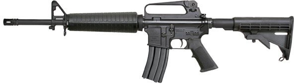 Armalite M15A2CB Tactical AR-15 Rifle, 223 Remington, 16″ Chrome Lined, Semi-Auto, Black Fbrglass Stock, Black Steel Finish, 30 Rds