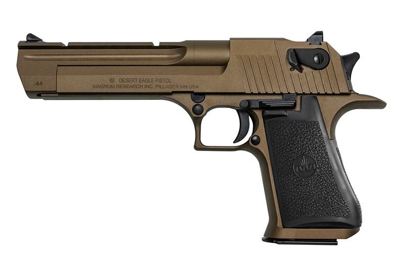 Magnum Research Desert Eagle 44 Magnum Mark XIX Pistol with Burnt Bronze Cerakote Finish (CA Com