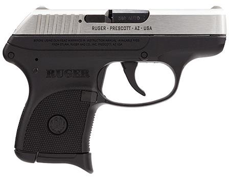 Ruger LCP Semi Automatic Pistol .380 ACP 2.75″ Barrel 6 Rounds Black Polymer Frame Brushed Stainless Slide 3730