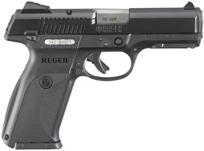 Ruger SR40 Standard 40 S&W 4.14″ 15+1 Black Syn Grip Black/Black Nitride