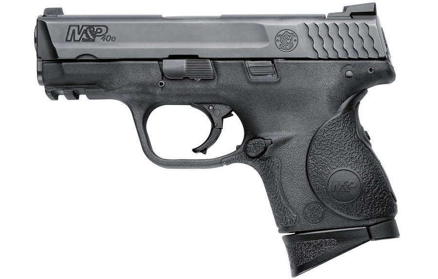Smith & Wesson M&P40C 40 S&W Centerfire Pistol with Crimson Trace Lasergrip