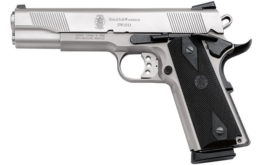 Smith & Wesson SW1911 45 ACP Stainless Centerfire Pistol