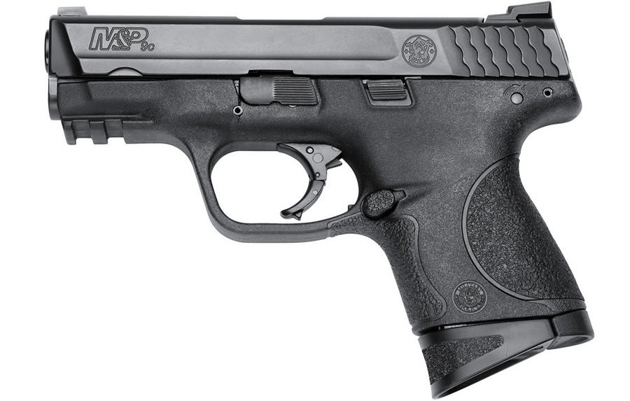 Smith & Wesson M&P9C Compact 9mm Centerfire Pistol with Three Magazines