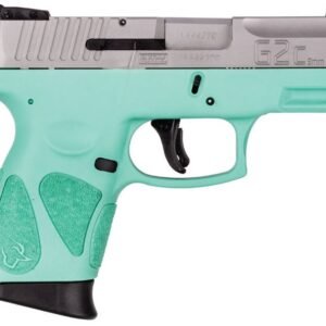 Taurus G2C 9mm Sub-Compact Pistol with Cyan Frame and Stainless Slide