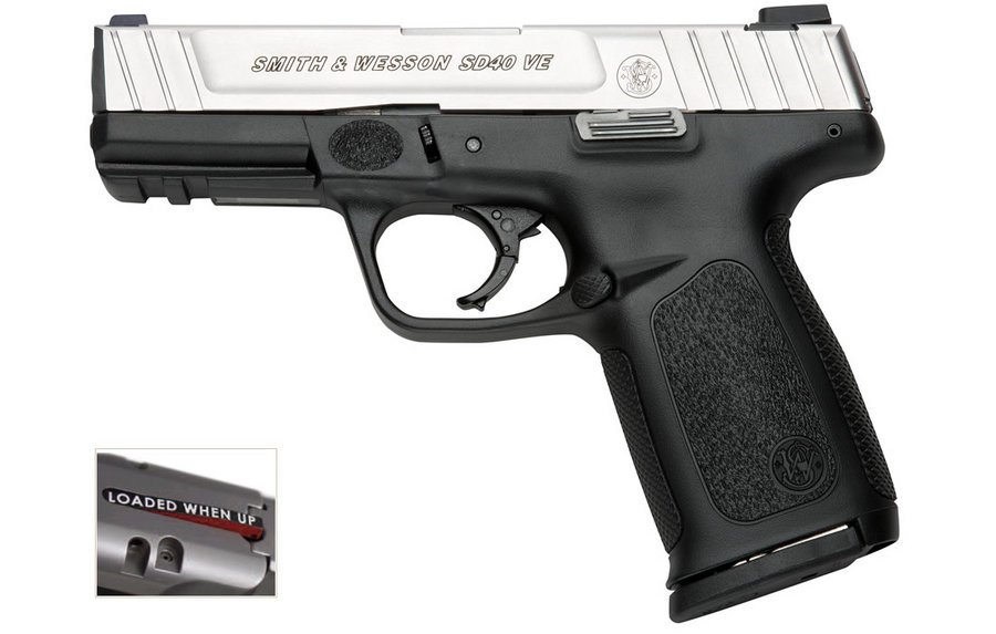 Smith & Wesson SD40VE 40 S&W Two-Tone Centerfire Pistol (California Compliant)
