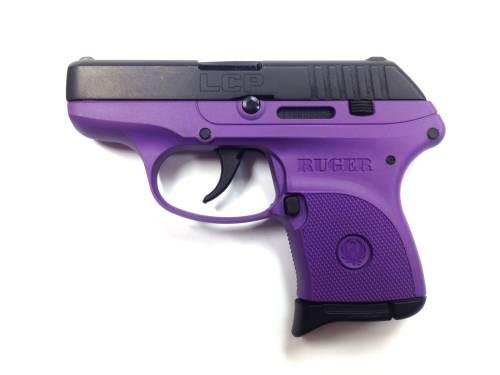 Ruger, LCP Ruger Lady Lila, Semi-Auto, 380 ACP, 2.75″ Barrel, 6+1 Rounds, Purple Glass-Filled Nylon Frame
