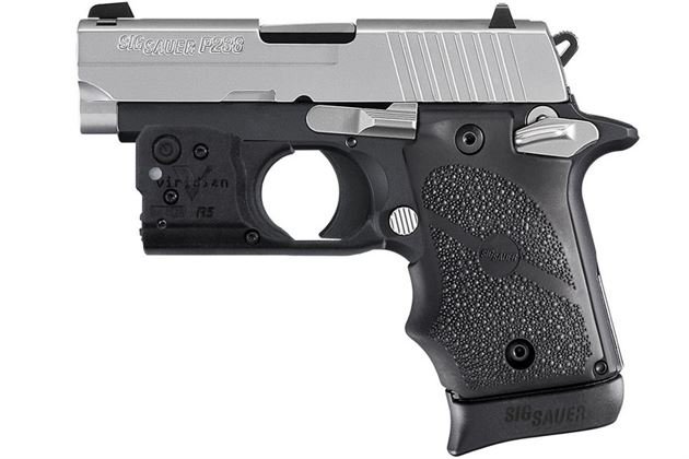 Sig Sauer P238 Two-Tone 380 ACP Centerfire Pistol with Viridian R5 Red Laser
