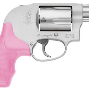 Smith & Wesson 638 38 Special J-Frame Revolver with Pink Grips