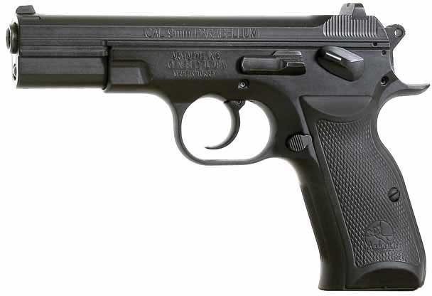 ArmaLite AR-24 Pistol 24-15, 9mm, 4.6″, Checkered Grip, Manganese Phosphate Finish, Fixed Sights, 15 Rd