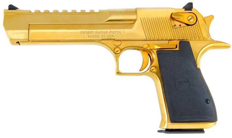 Magnum Research Desert Eagle .50 A.E. Mark XIX Titanium Gold