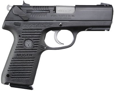 Ruger 13009 P Series 95 9mm 3.9″ 10+1 w/Rail Syn Grip Blue Finish