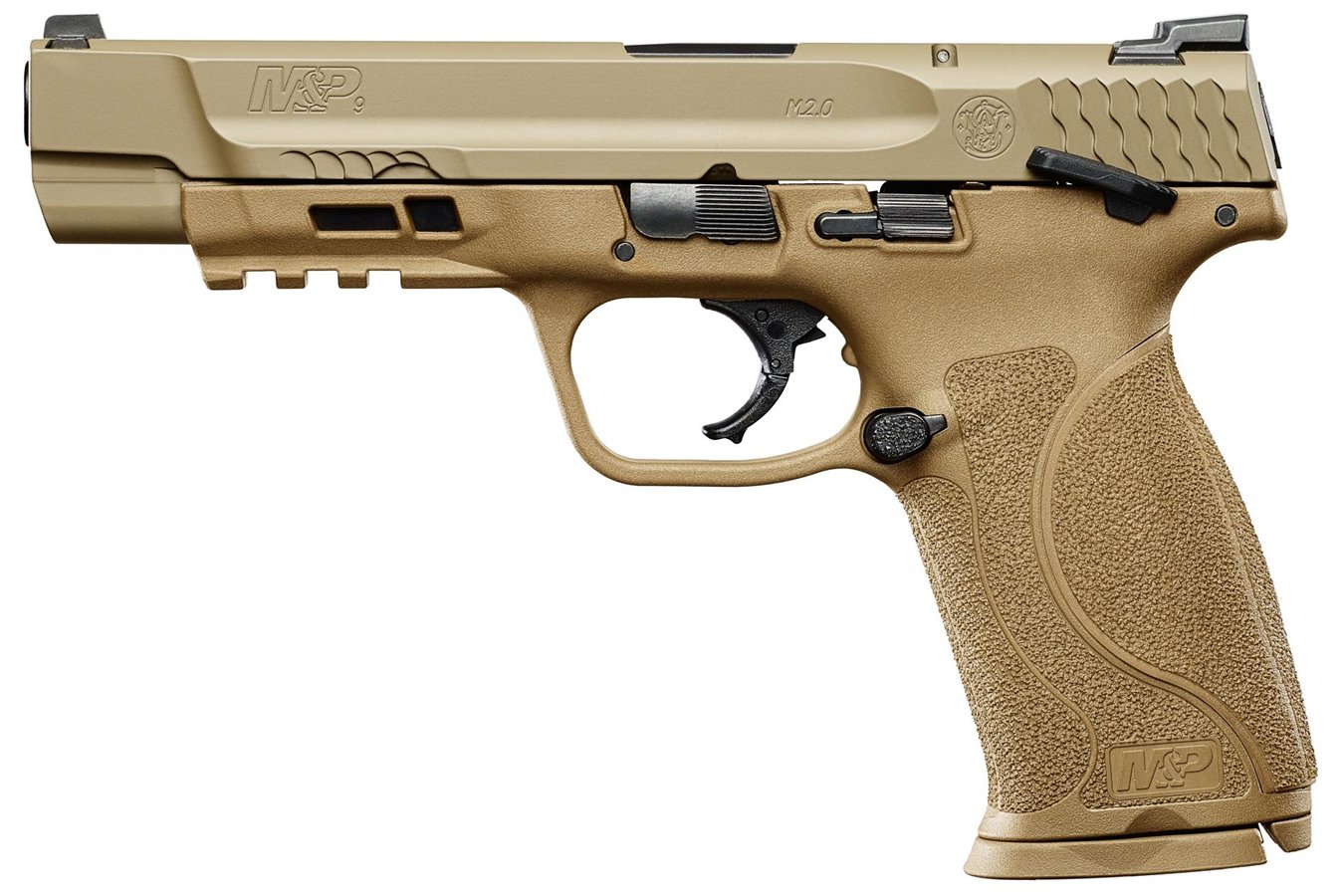 Smith & Wesson M&P9 M2.0 9mm FDE Centerfire Pistol with 5-inch Barrel