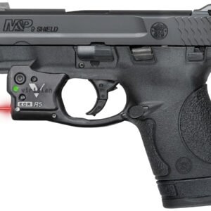Smith & Wesson M&P9 Shield 9mm Centerfire Pistol with Thumb Safety and Viridian R5 Red Laser