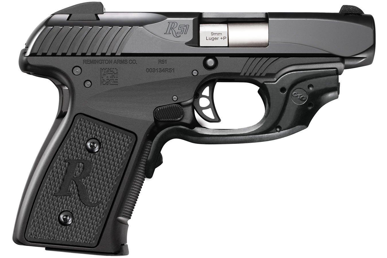 Remington R51 Subcompact 9mm Luger Centerfire Pistol with Crimson Trace Laser