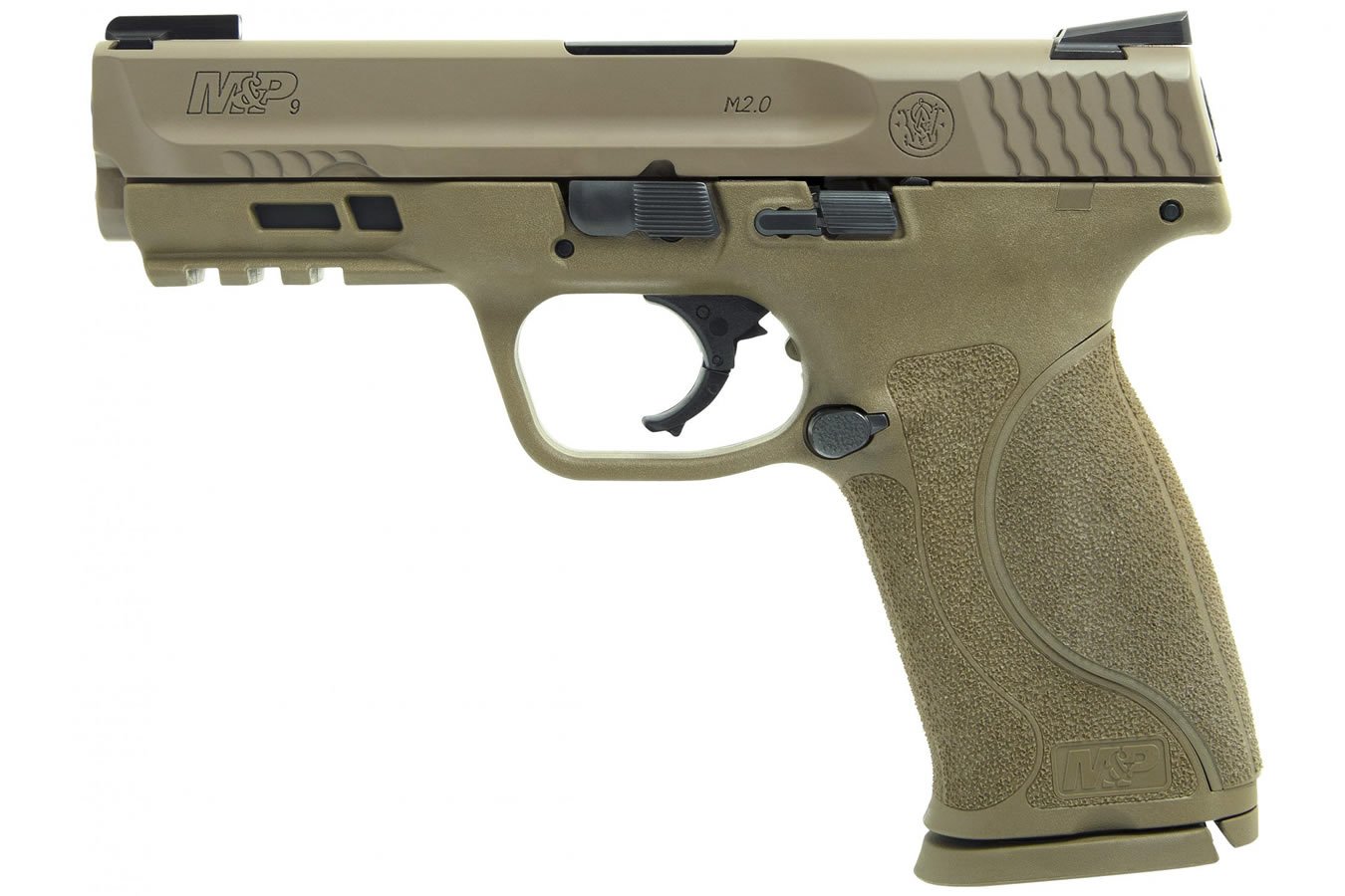 Smith & Wesson M&P9 M2.0 9mm Flat Dark Earth (FDE) Centerfire Pistol with TruGlo TFX Sights