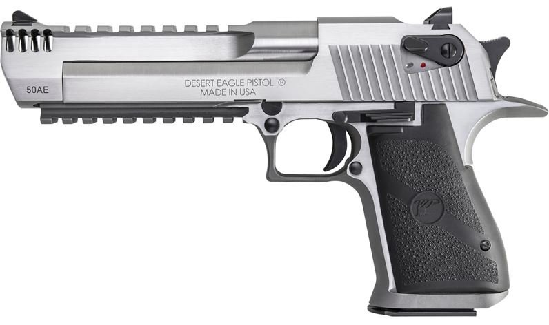 Magnum Research Desert Eagle .50 A.E. Stainless with Integral Muzzle Brake
