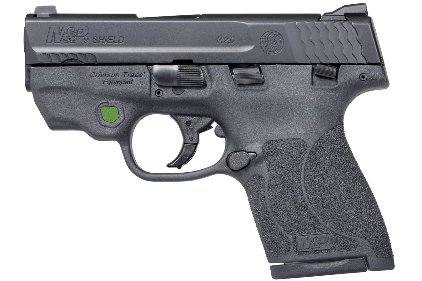 Smith & Wesson M&P9 Shield M2.0 9mm Centerfire Pistol with Integrated Crimson Trace Green Laser