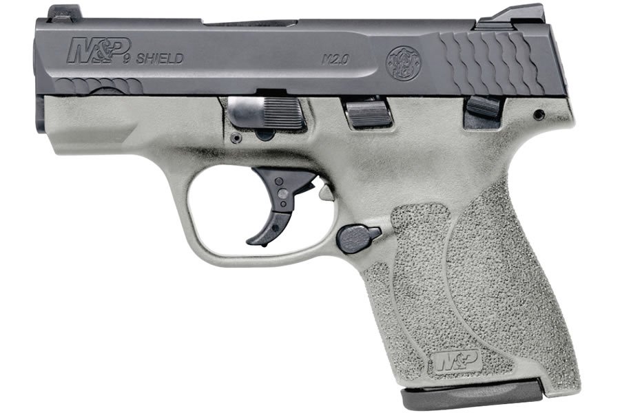 Smith & Wesson M&P9 Shield M2.0 Carry Conceal Pistol with H152 Stainless Cerakote Finish