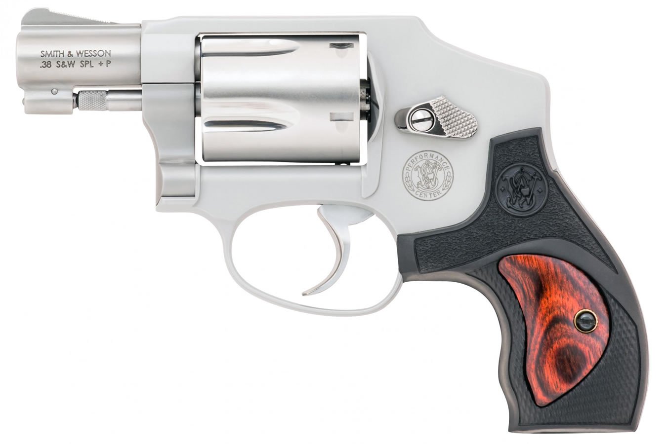 Smith & Wesson Model 642 .38 Special Performance Center J-Frame Revolver with Synthetic/Wood Grips
