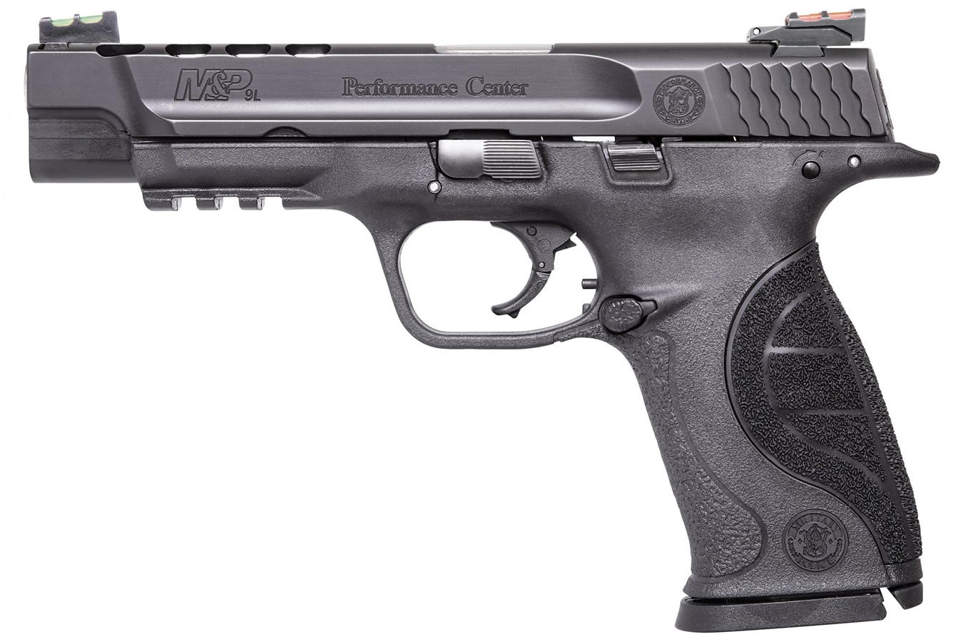 Smith & Wesson M&P9L 9mm Performance Center Ported with HI-VIZ Fiber Optic Sights