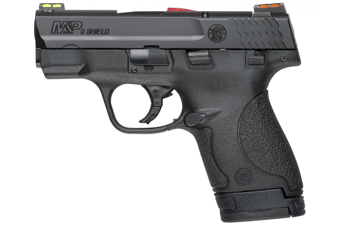 Smith & Wesson MP9 Shield 9mm Carry Conceal Pistol with Hi-Viz Sights (CA Compliant)