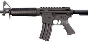 Armalite Law Enforcement AR-15 Rifle LEC15A4CBK, 223 Remington, 16 in, Semi-Auto, Collapsible Stock, Black Finish, 20 Rds