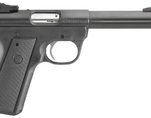 Ruger 22/45 Target 22LR 5.5″ 10+1 Checkered Poly Grip Blue Finish