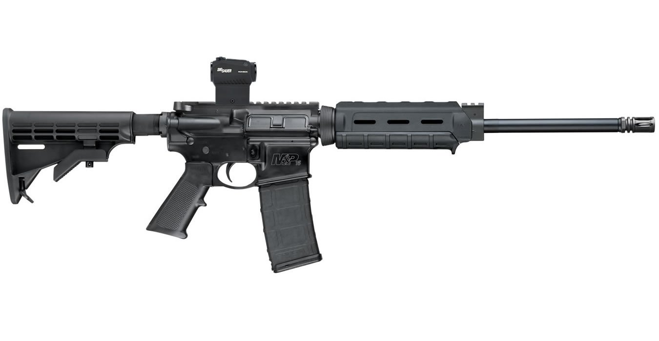 Smith & Wesson M&P15 Sport II 5.56mm Optics Ready Rifle with M-LOK Handguard and SIG Romeo5 Red