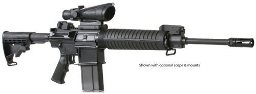 Armalite A4 Semi-Auto Carbine 10A4CBF, 308 Winchester, 16 in, Collapsible Stock, Black Finish