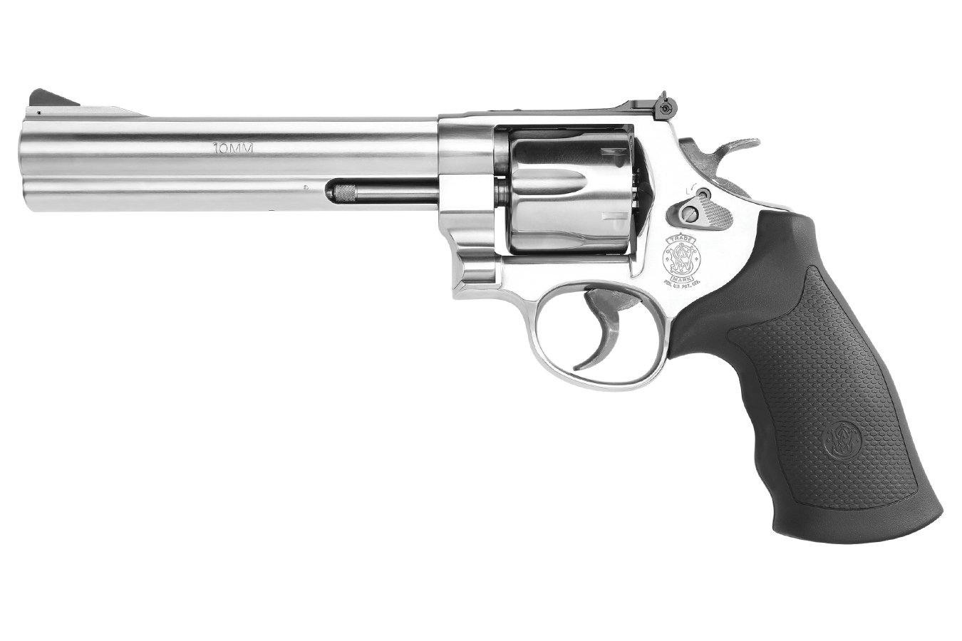 Smith & Wesson Model 610 10mm Stainless Revolver with 6.5 inch Barrel