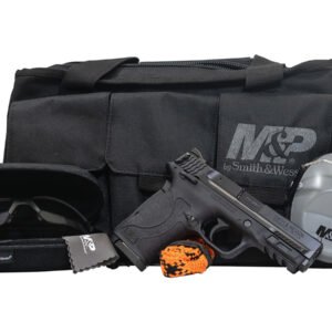 Smith & Wesson M&P380 Shield EZ 380 ACP Range Kit with Handgun Case, Hearing/Eye Protection and Cleaner