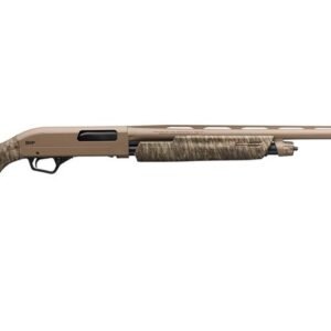 Winchester SXP Hybrid Hunter 12 Gauge Pump Shotgun with Mossy Oak Bottomland Camo Stock and FDE Permacote Barrel