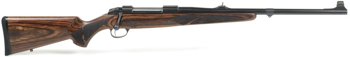 Sako 85 Brown Bear Rifle JRSA534, 338 Winchester Magnum, 21 1/4 in, Brown Laminated Hardwood Stock, Blue Finis…
