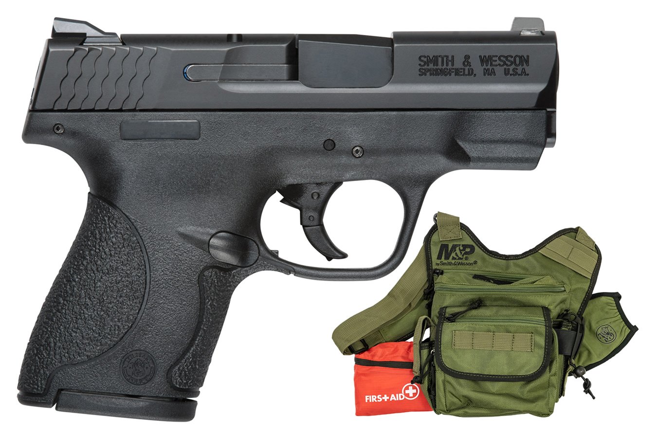 Smith & Wesson M&P Shield 9mm Pistol with Bug Out Bag Bundle