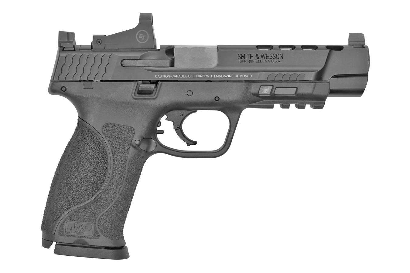 Smith & Wesson M&P9 M2.0 9mm Performance Center Ported with Crimson Trace Red Dot Optic