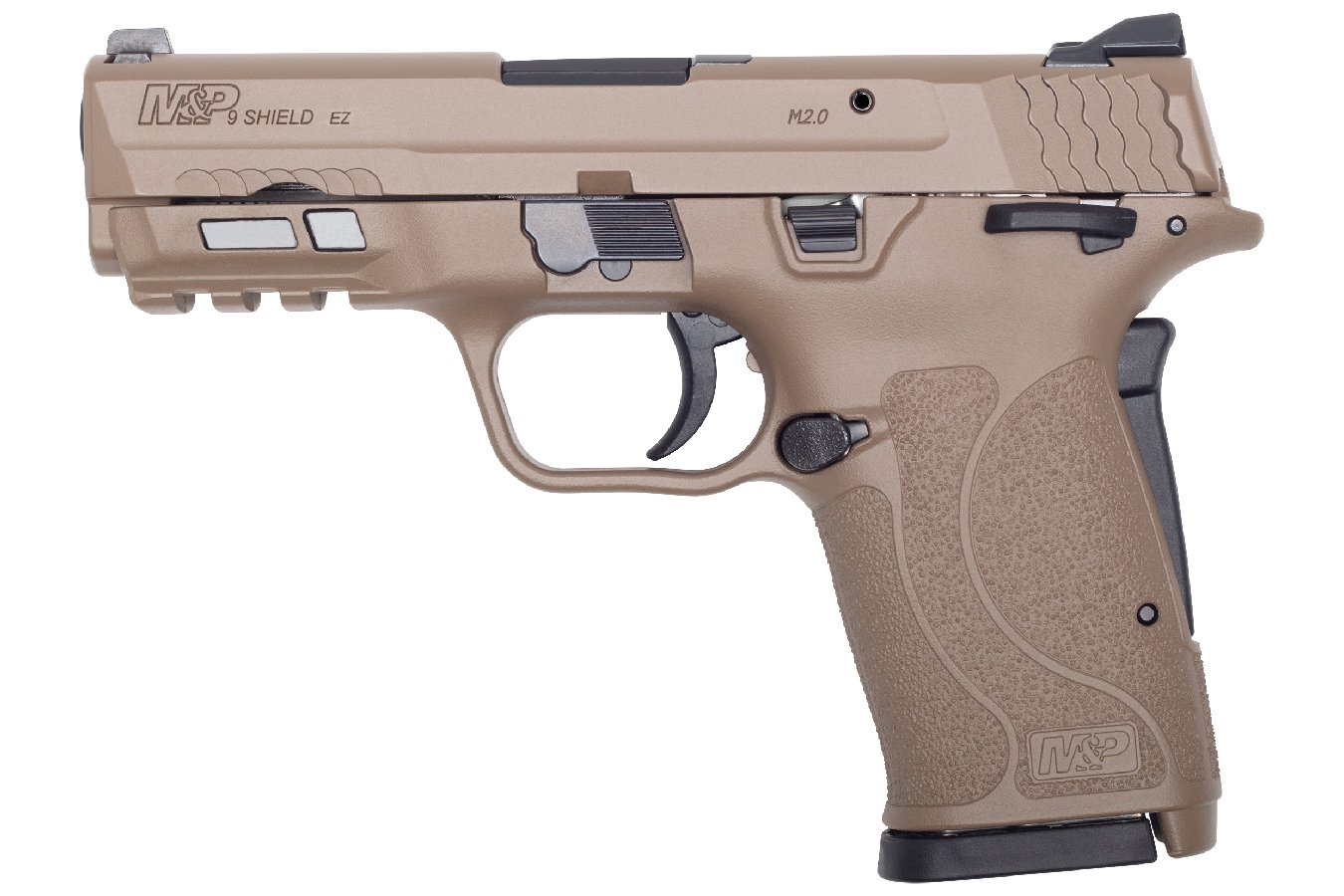 Smith & Wesson M&P9 Shield M2.0 EZ 9mm Pistol with Flat Dark Earth Cerakote Frame