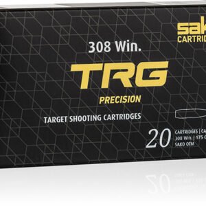 Sako TGR Precision Ammunition C629157ASA10X, 308 Winchester, Lapua Scenar L, 175 GR, 2625 fps, 20 Rd/bx