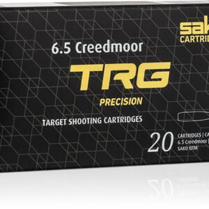 Sako TGR Precision Ammunition C663160HSA10X, 6.5 Creedmoor, Lapua Scenar L, 136 GR, 2822 fps, 20 Rd/bx