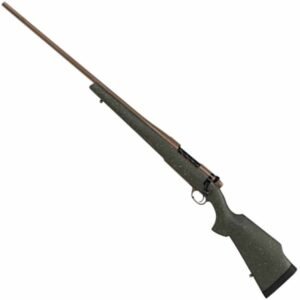 Weatherby Mark V Weathermark LT Left Hand FDE/Green Bolt Action Rifle – 6.5-300 Weatherby Magnum – 26in