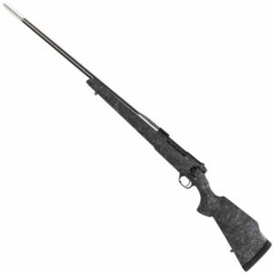 Weatherby Mark V Accumark Left Hand Graphite Black Cerakote Bolt Action Rifle – 300 Weatherby Magnum – 26in