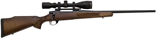 Howa Hunter Combo Bolt Action Rifle w/Scope HHR63301, 300 Winchester Magnum, 24 in, Walnut Stock, Blue Finish, 4 Rd