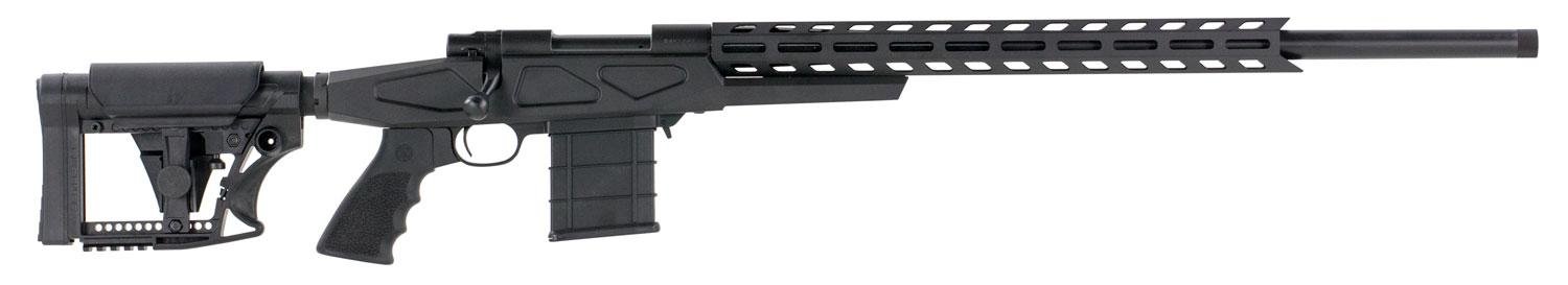 Howa HCR APC Bolt Action Rifle HCRA72562, 6.5 Creedmoor, 26″, Luth-AR MBA-4/Aluminum Chassis Black Stock, Black Finish, 10 Rd
