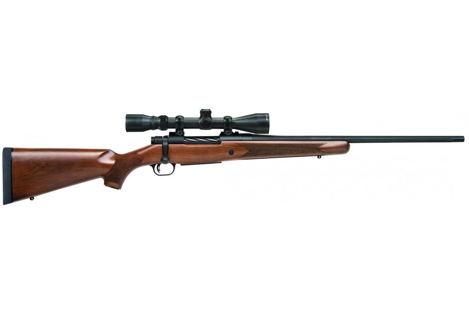 Mossberg Patriot 270 Win Bolt-Action Rifle with Walnut Stock and 3-9x40mm Scope