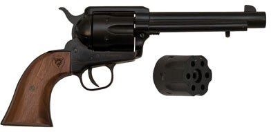 Puma 1873 Revolver w/Bowie Knife PCR1873227WTXCPUQ, 22 Long Rifle/22 Magnum, 5.5″, Walnut Grip, Black Finish, 6 Rd