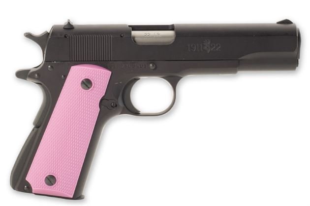 Browning 1911-22 22LR Full-Size Rimfire Pistol with Pink Grips