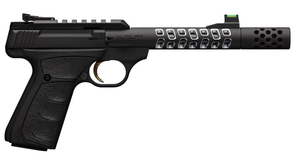 Browning Buck Mark Plus Vision 22LR Rimfire Pistol with Threaded Barrel