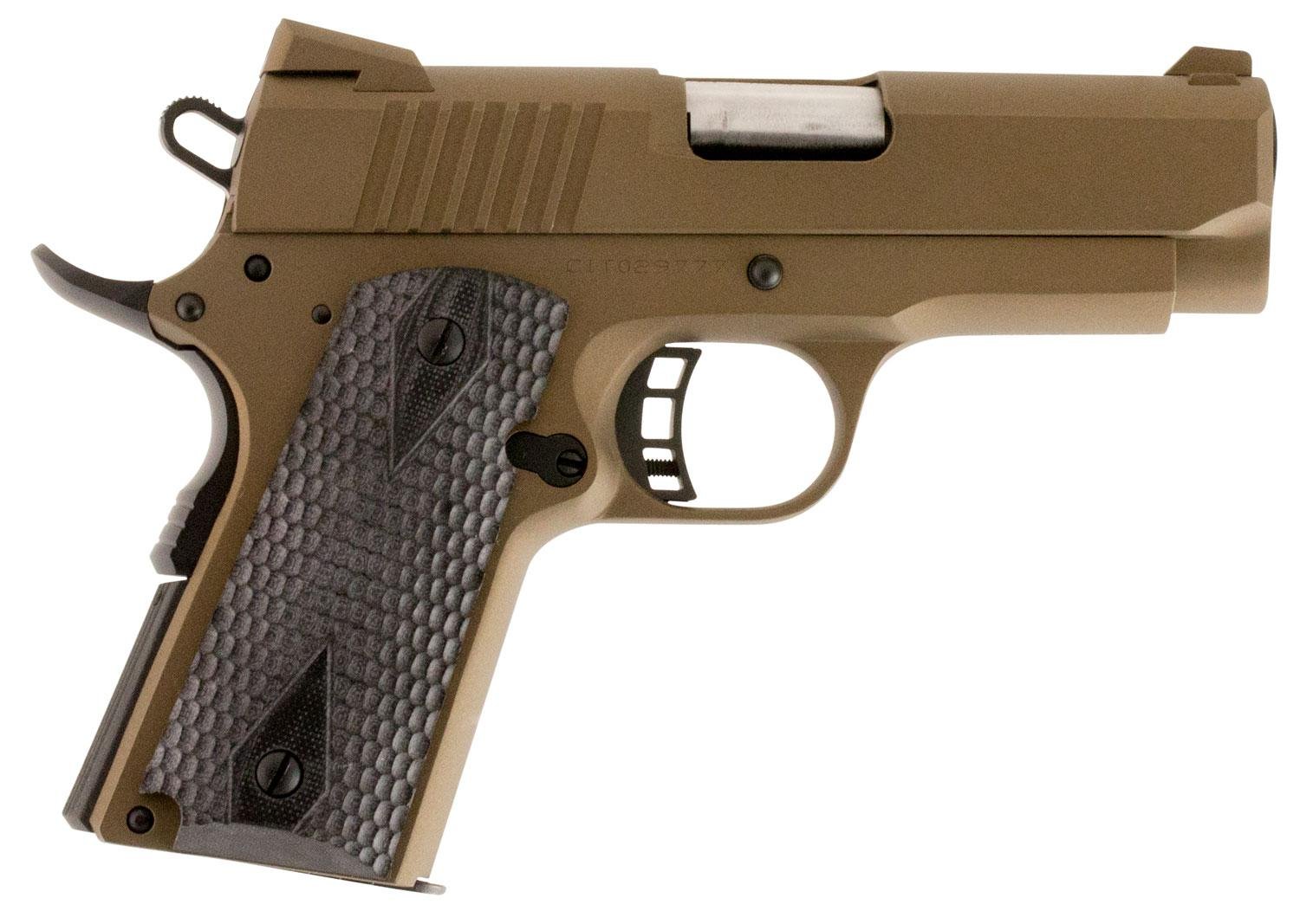 Howa Citadel M-1911 Government Pistol C9MMFS148H00, 9mm, 5″, Hogue Grips, Burnt Bronze Cerakote Finish, 9 Rds