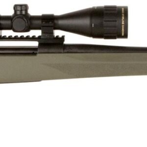 Howa Hogue Nikko Stirling Scoped Package Bolt Action Rifle HGK62408, 25-06 Remington, 22″, Hogue Overmolded Green Stock, Black Cerakote Finish, 5 Rds